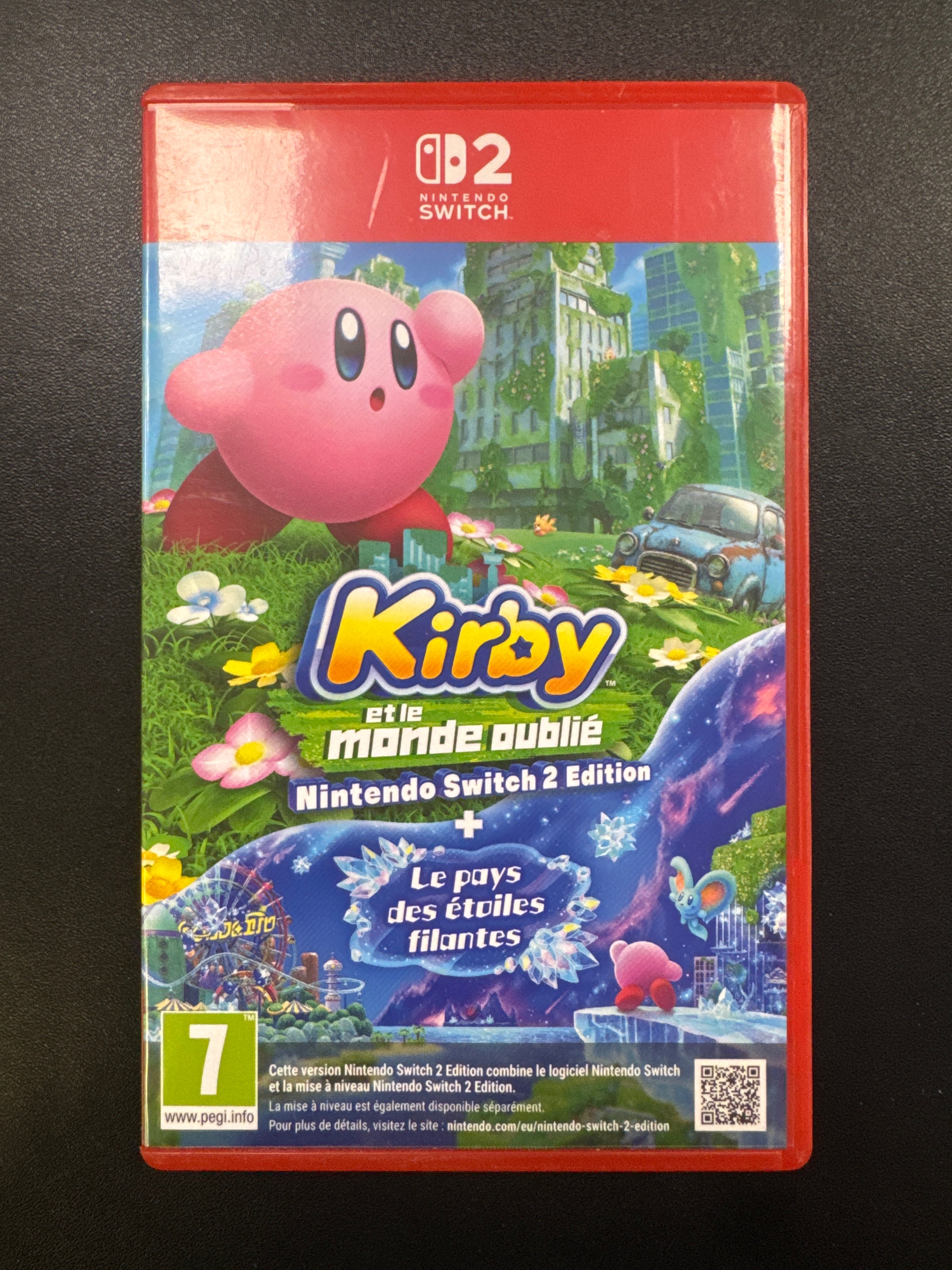 Kirby et le monde oublié switch 2