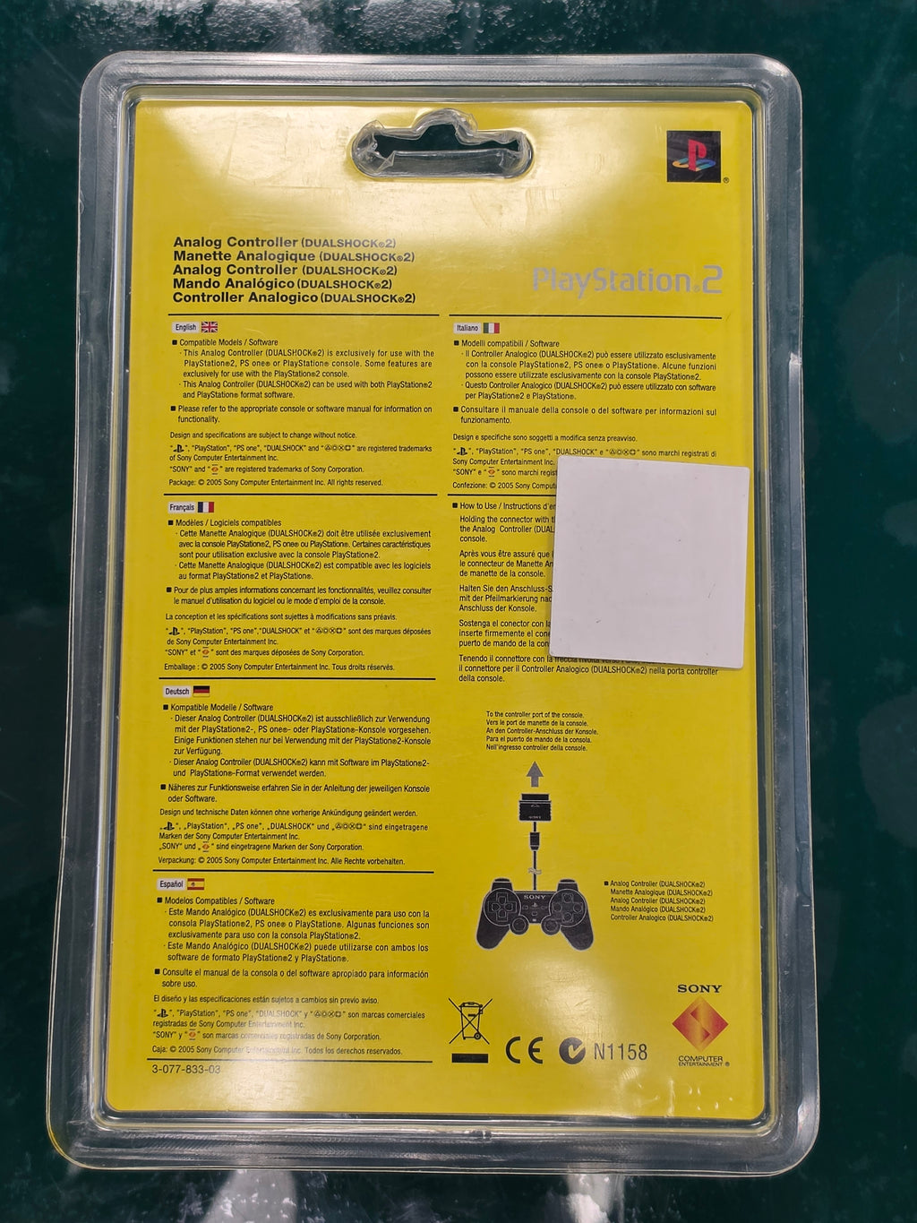 Manette PS2 Neuve scellé
