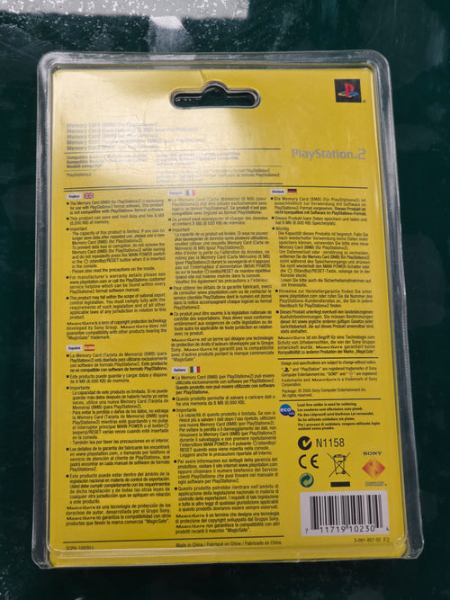 Carte Memoire PS2 Neuf